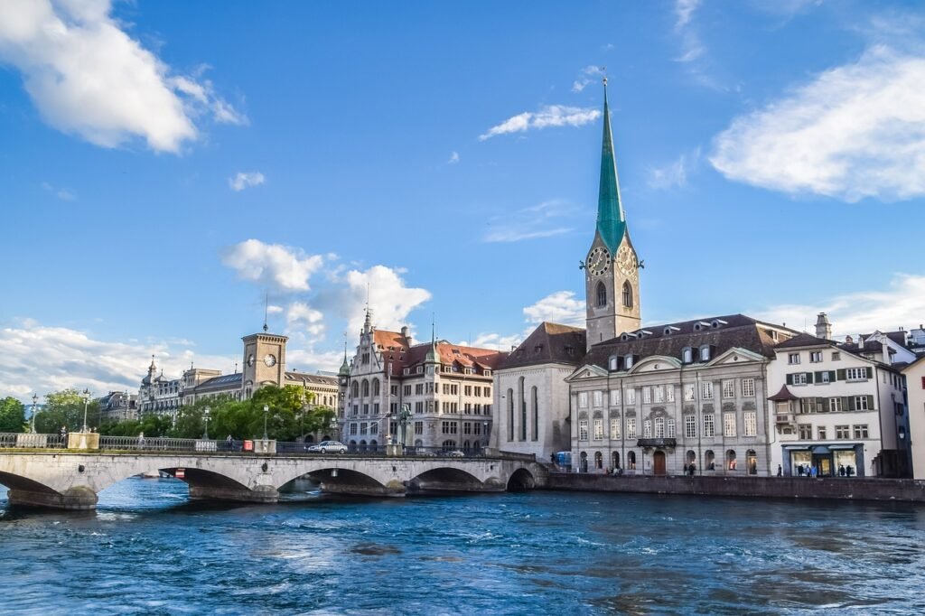 bridge, church, lake-6594460.jpg